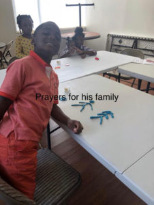 prayers for his family